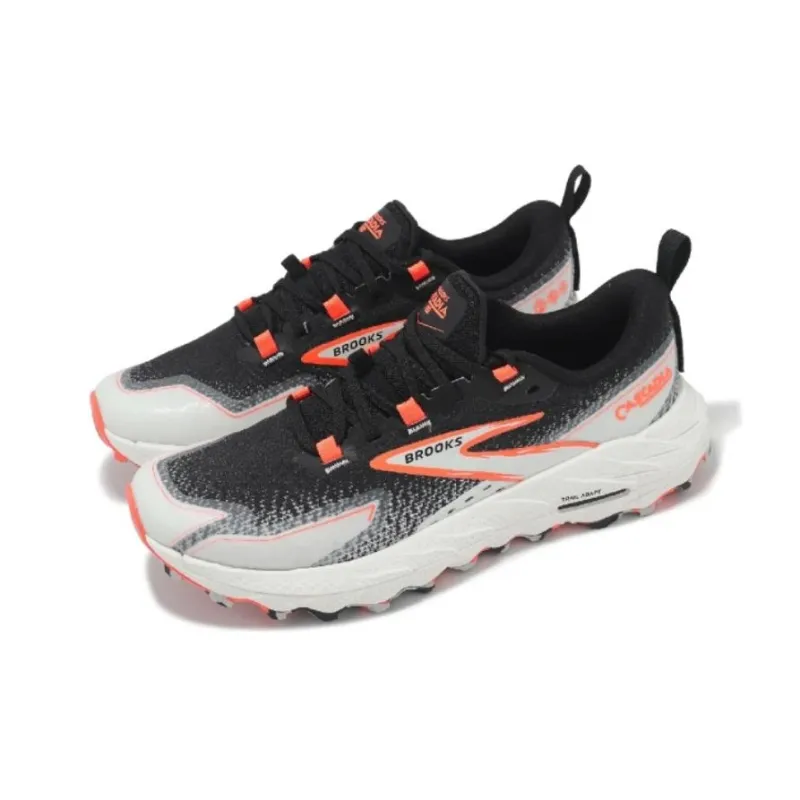 Brooks Cascadia18 Abrasion Resistant Cushioning Low Top Casual Running Shoes Women's Black-1