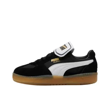 PUMA Palermo Moda Slip Resistant Low Top Casual Shoes Women's Black White