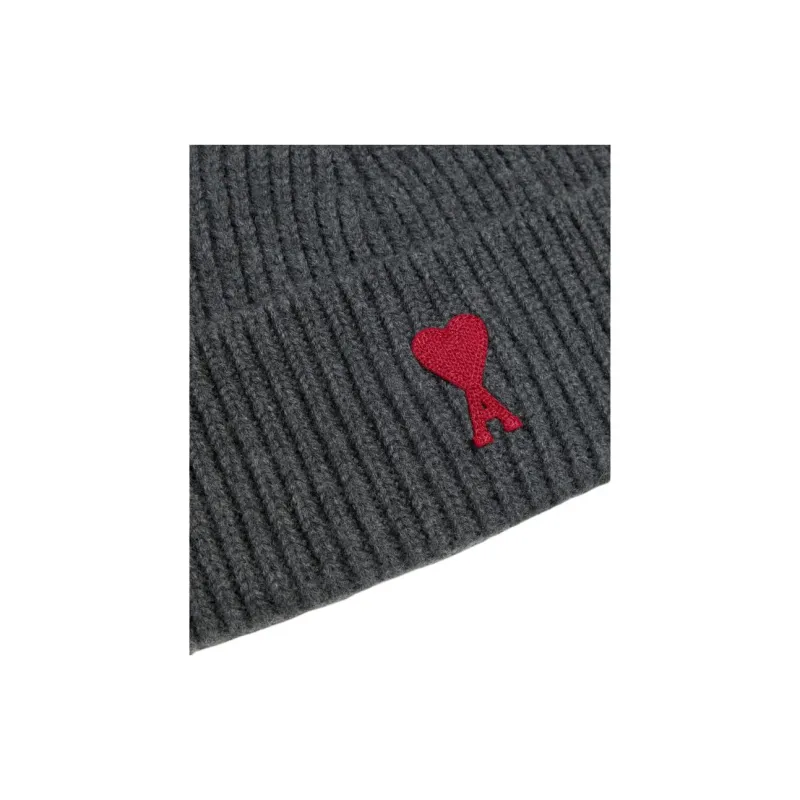 AMIPARIS Wool Beanies Men's Gray-2