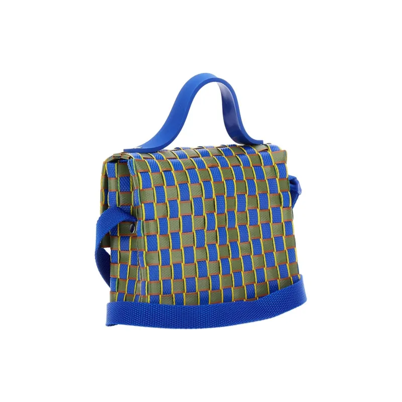 MARNI Polypropylene PP Shoulder Bag, Crossbody Bag, Handbag Women's Blue & Green-3