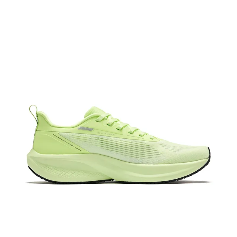 Erke Lightning 4 Cushioning Wear-Resistant Rebound Low-Top Casual Running Shoes Men's Fluorescent Mint Green-1