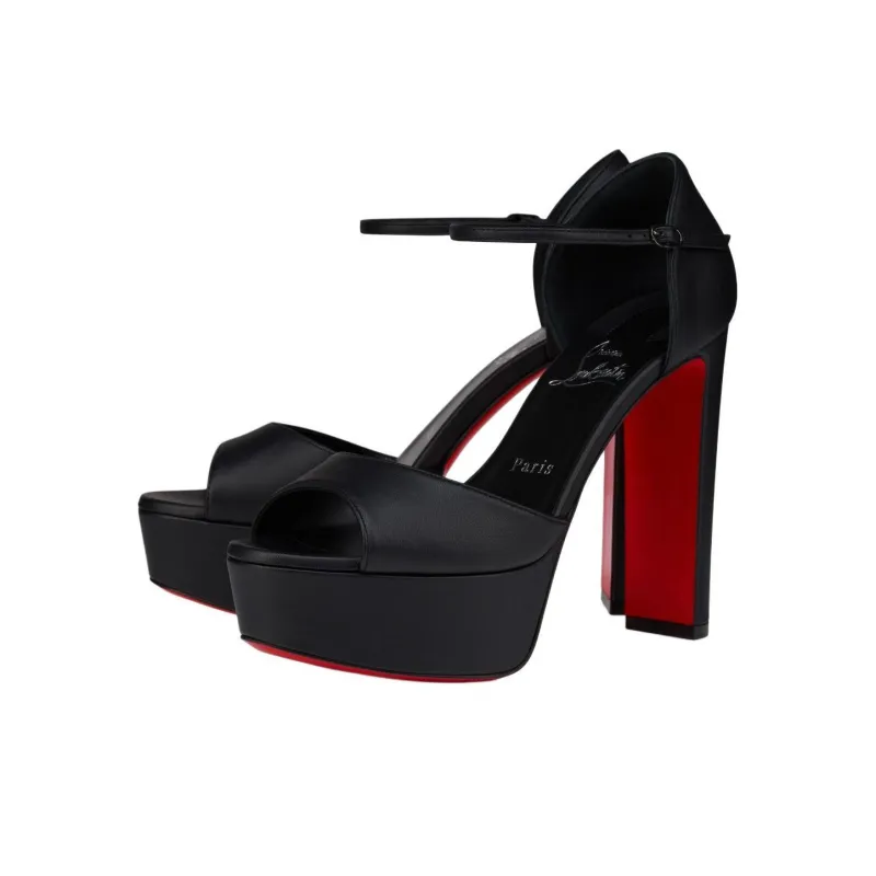 CL Sandaloo One Strap Sandals 13cm Women's Black-1