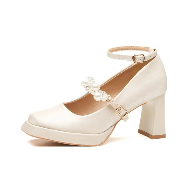 TADSW Chunky Heel High Heels Women's-0