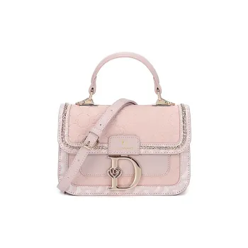 SEPTWOLVES PU Handbag, Crossbody Bag Women's Pink