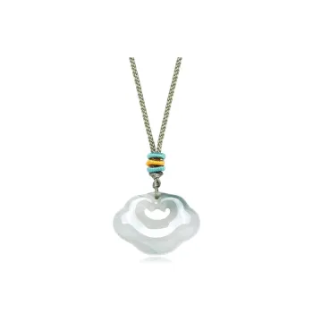 KING TAI SANG Glutinous Jade Necklaces Women's