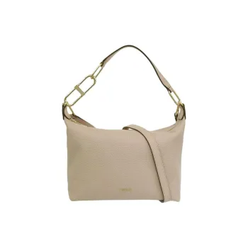 Furla Leather Shoulder Bag, Crossbody Bag, Handbag Women's Pink Beige