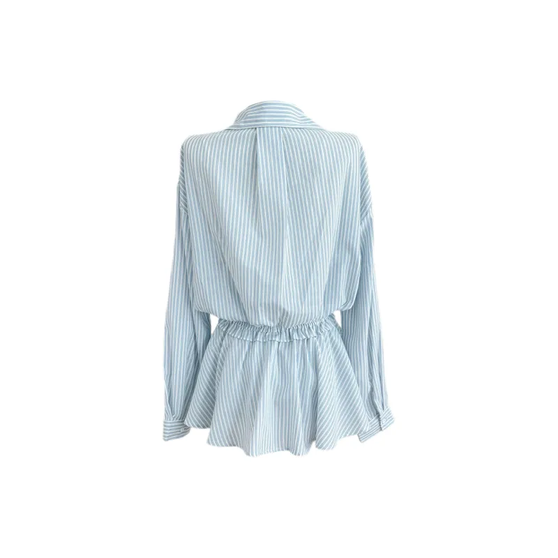 Udon House Skirt Set Women's Blue-1