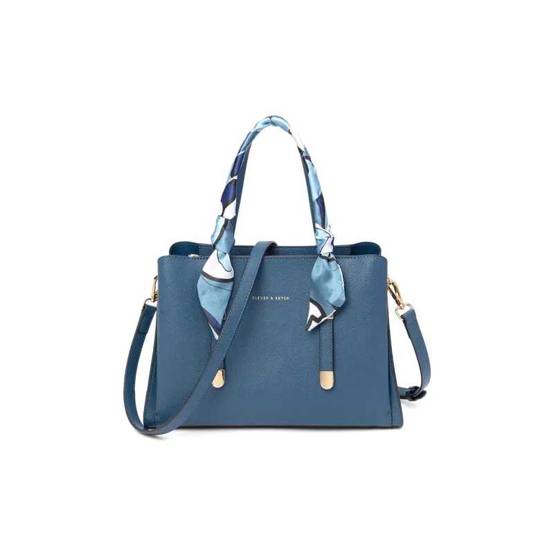 CLEVER& KETCH PU Handbag Regular Women's Red/Black/Blue-7