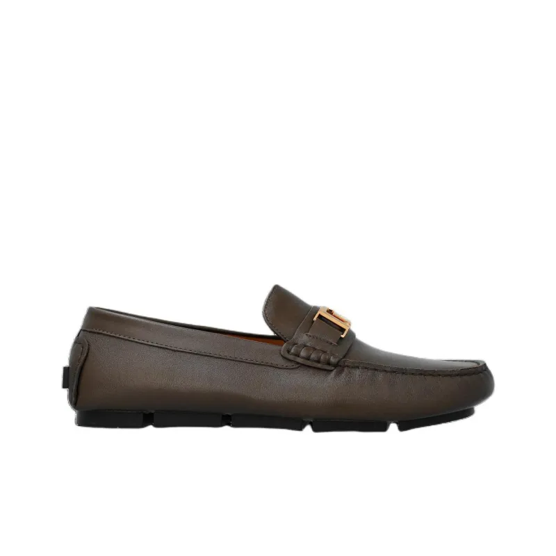 VERSACE Loafers Men Brown-1