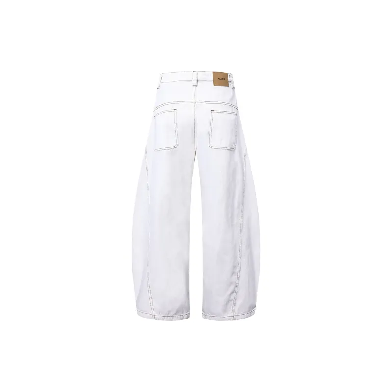 GBXM Jeans Unisex White-1