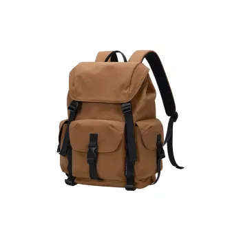 GOLF Fabric Backpack Regular Unisex Black/Brown