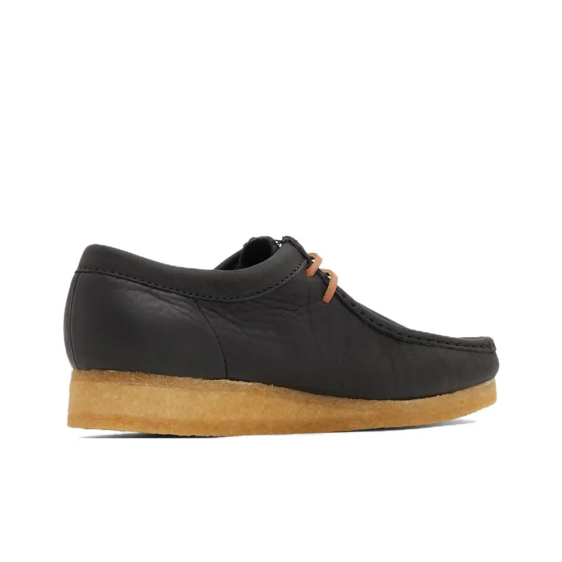 Clarks Horween Wallabee Ankle Boots Men's Black-1