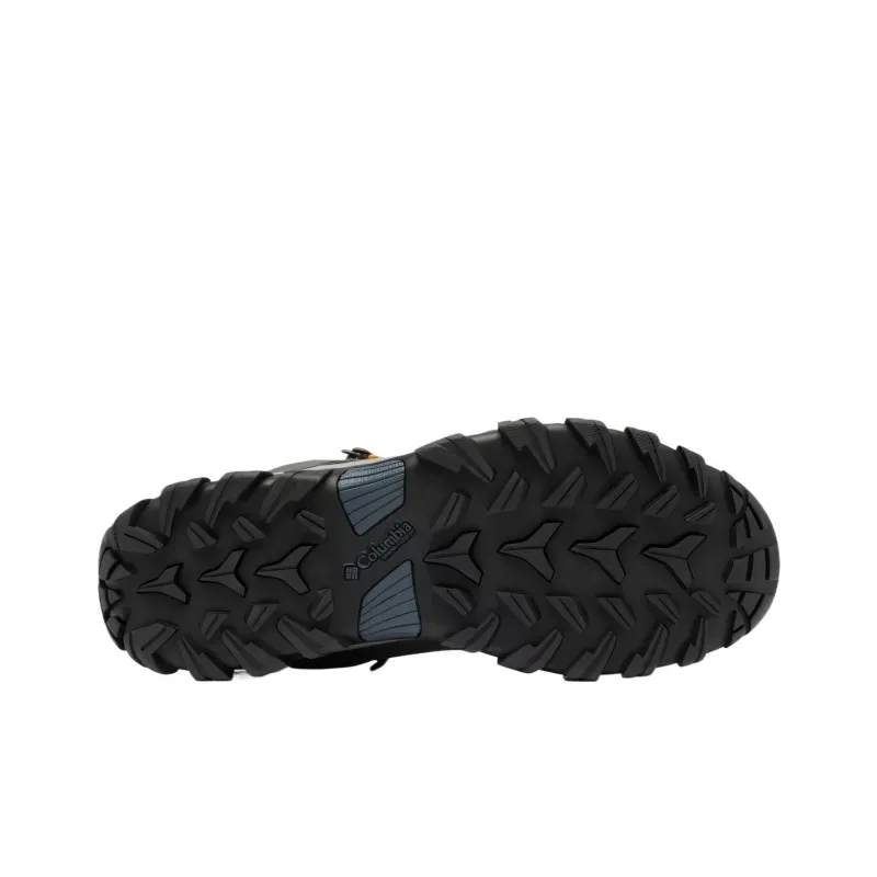 Columbia Newton Ridge Plus 2 Waterproof And Breathable Mid-Top Hiking Shoes Men's Graphite Black Wide Board-4