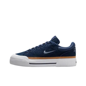 Nike Court Legacy Lift Midnight Navy Flax White Women's