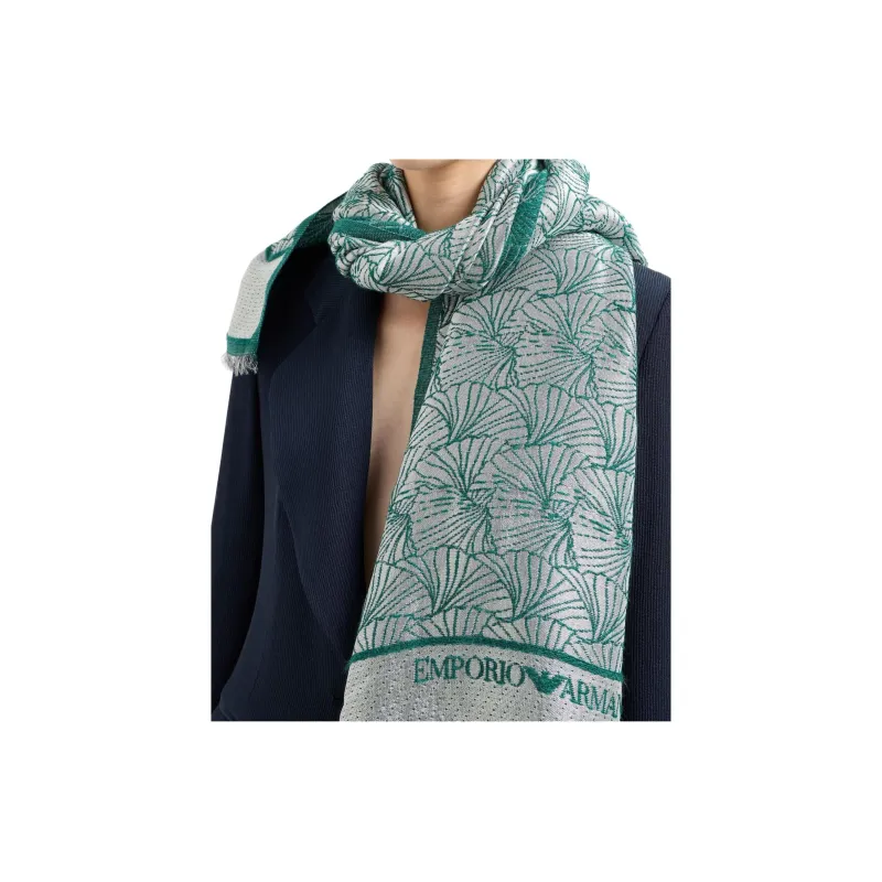 EMPORIO ARMANI   Shawls Women's Green-2