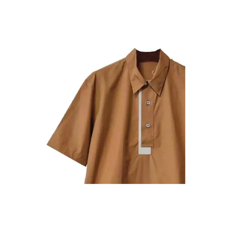 HERMES Polo Shirts Men Umber-2
