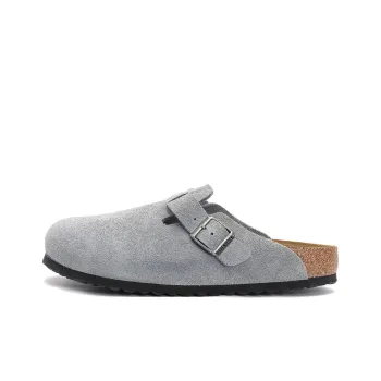 Birkenstock Boston Wrap toe Slippers Unisex Gray Regular