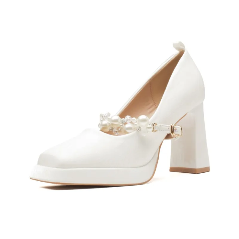 TADSW Chunky Heel High Heels Women's-8