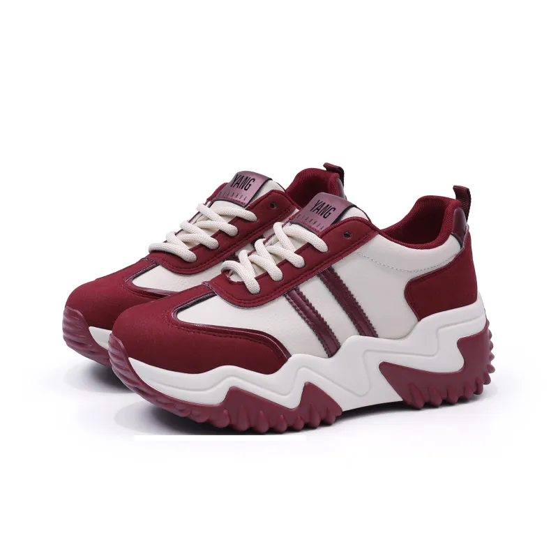Yang Nianhua Cushioned Slip-Resistant Abrasion-Resistant Low-Top Chunky Sneakers Women's-1