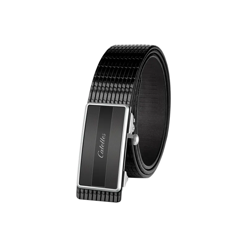 CATELLES Unlined Top Grain Cow Leather Leather Belts Men's Width: 3.5cm-1