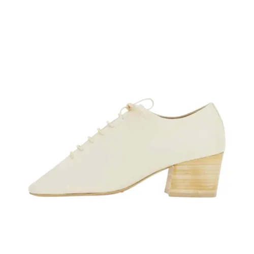 Lemaire Souris Chunky Heel High Heels 5.5cm Women's Beige