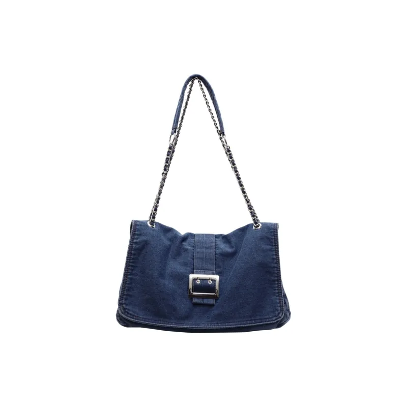 Debecca Denim Shoulder Bag Women's Multicolor-4