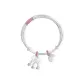 Peaceful Lock Floral Bangle