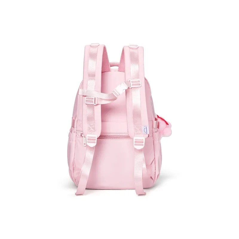 CNOLES Fabric Backpack Women's Pink Cream/Cream White-3