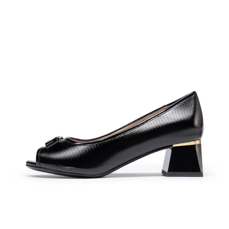 Chrisdien Deny Chunky Heel High Heels 4.5CM Women's-7