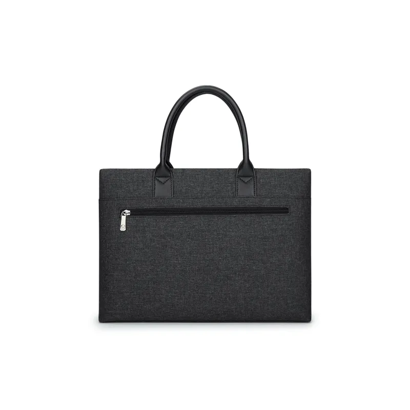 WilliamPOLO Fabric Briefcases Men's Black-2