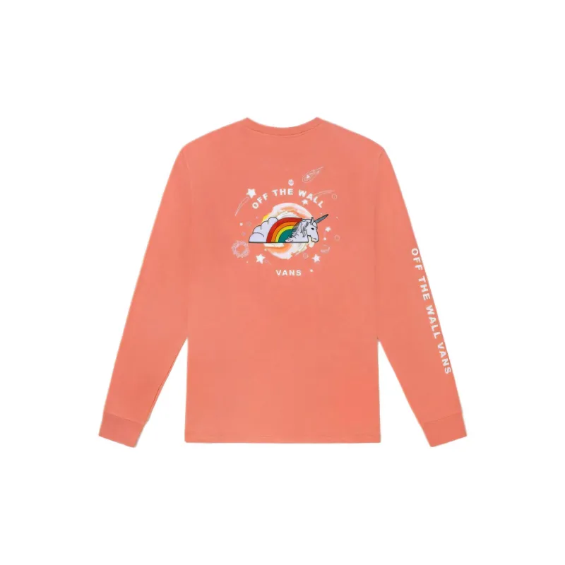 Vans T-Shirt Women's Orange Pink-1