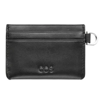 COS Leather Card Holder Men's Black