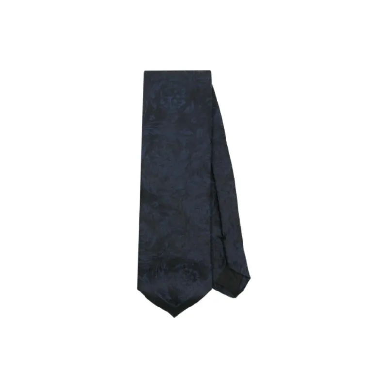FANSIZHE Silk, Silk Ties Men's Marine Blue-0