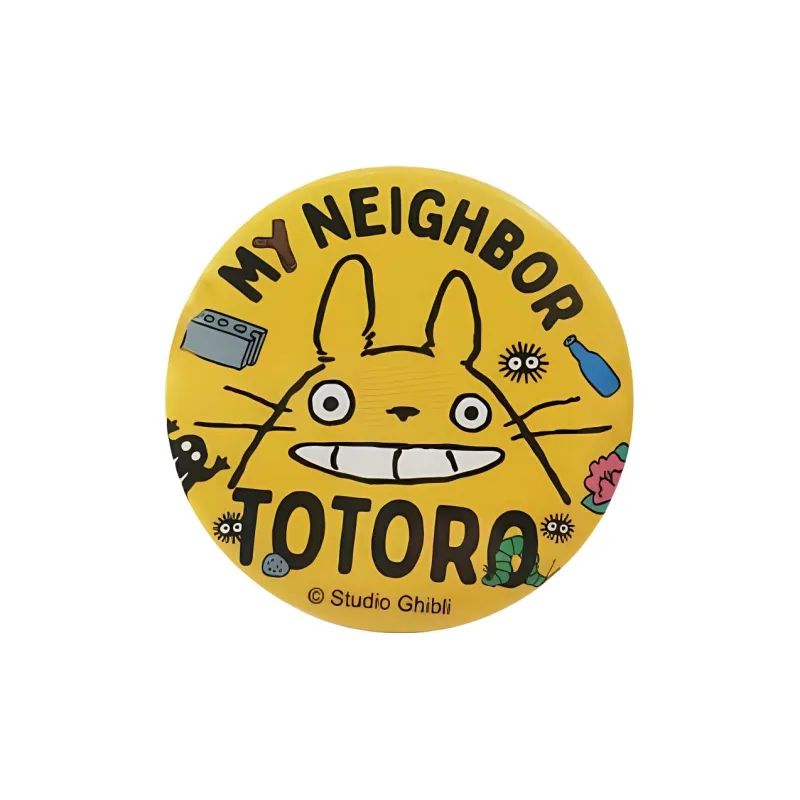 XIANGZIGONGHEGUO Dragon Cat And Cat Bus Smile Sticker, Ghibli Metal Badges-2