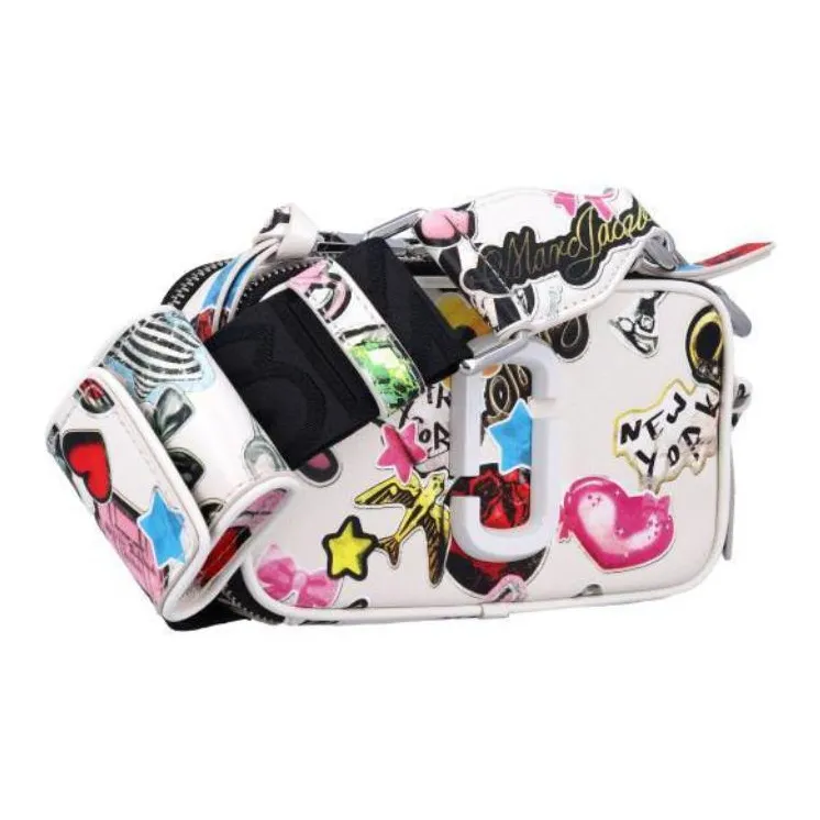 MARC JACOBS The Snapshot Sticker White Multi-3