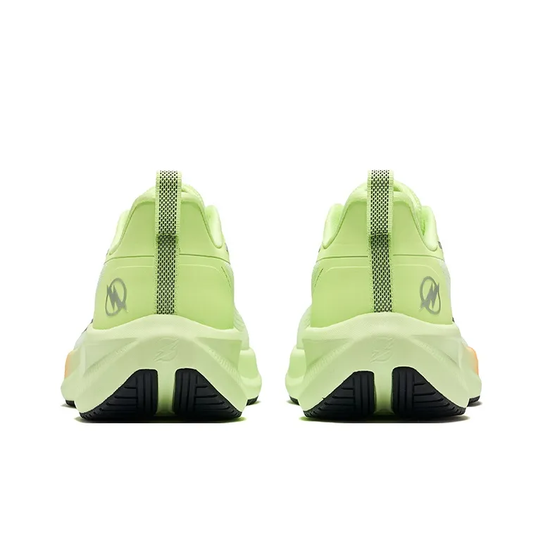 Erke Lightning 4 Cushioning Wear-Resistant Rebound Low-Top Casual Running Shoes Men's Fluorescent Mint Green-3
