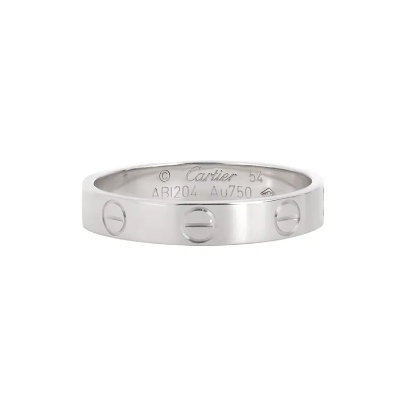 CARTIER 18K White Gold Rings Unisex-1