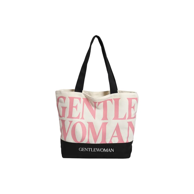 FCTOSSR Canvas Tote Bag, Shoulder Bag Women's Black/Khaki/Green/Pink-6