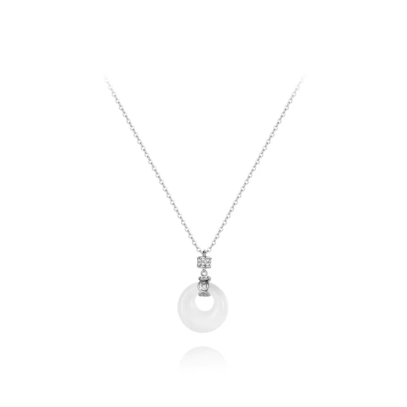 BLANK IN BLANK Zircon Necklaces Women's Bestie Girlfriend Couple Birthday Gift Girl-3