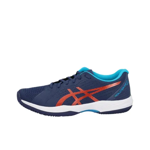 Asics Solution Swift FF Anti-Slip Wear-Resistant Low-Top Tennis Shoes Men's Blue