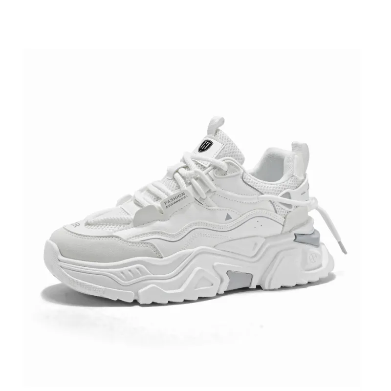 HACKBUTEER Low Top Chunky Sneakers Men's Box-2