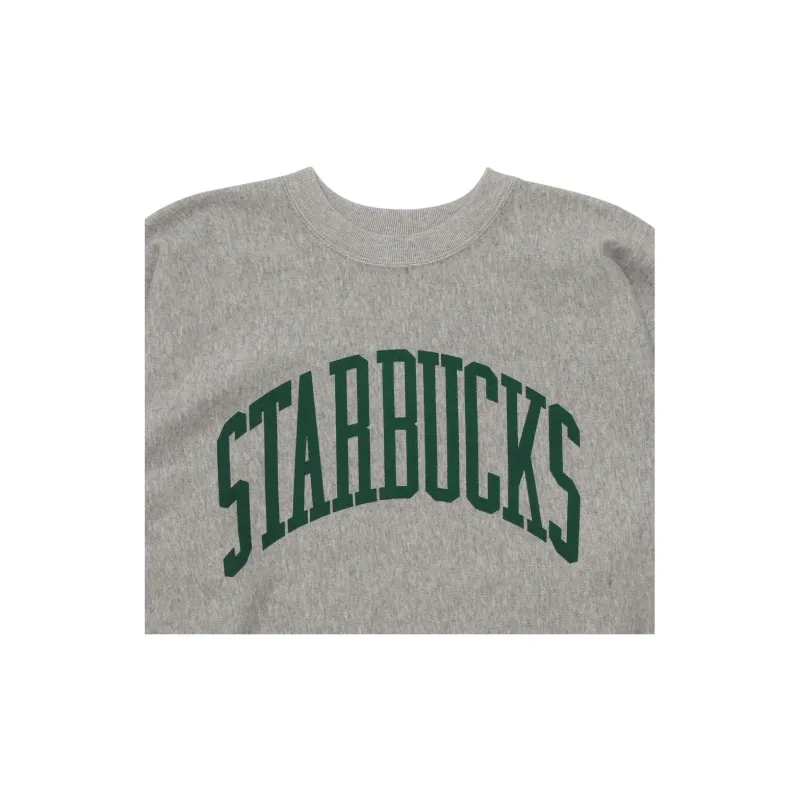 Starbucks/starbucks X Champion Beams X Starbucks Collaboration Sweatshirts Unisex Gray-2
