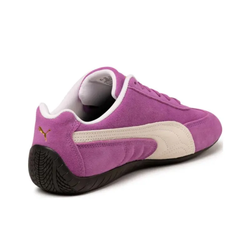 PUMA Speedcat Anti-Slip Wear-Resistant Low-Top Casual Shoes Unisex Purple Beige-3