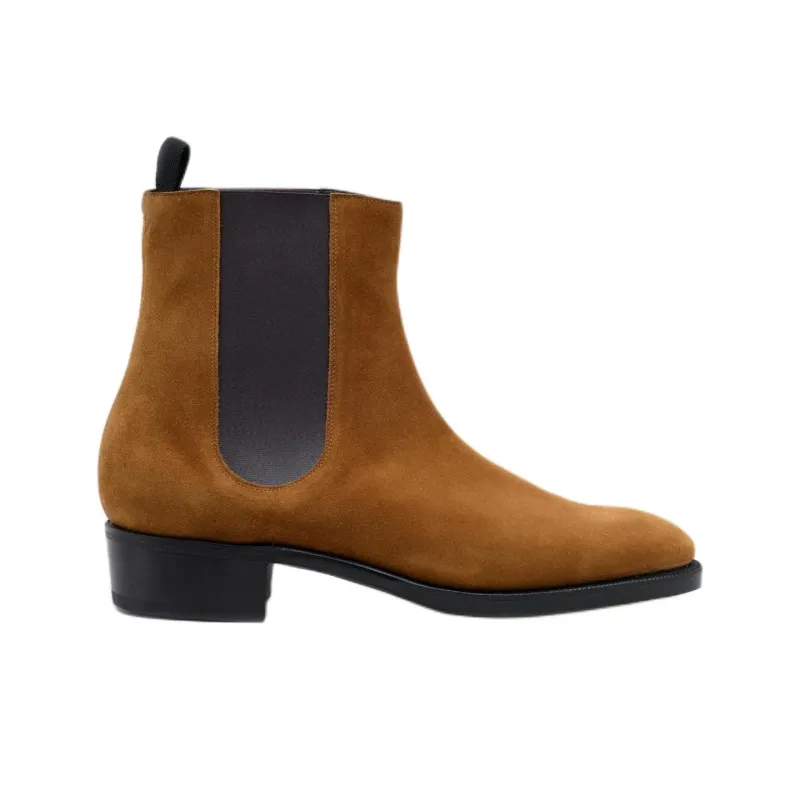 JOHN LOBB Eddi Chelsea Boots 4cm Women's Brown-1