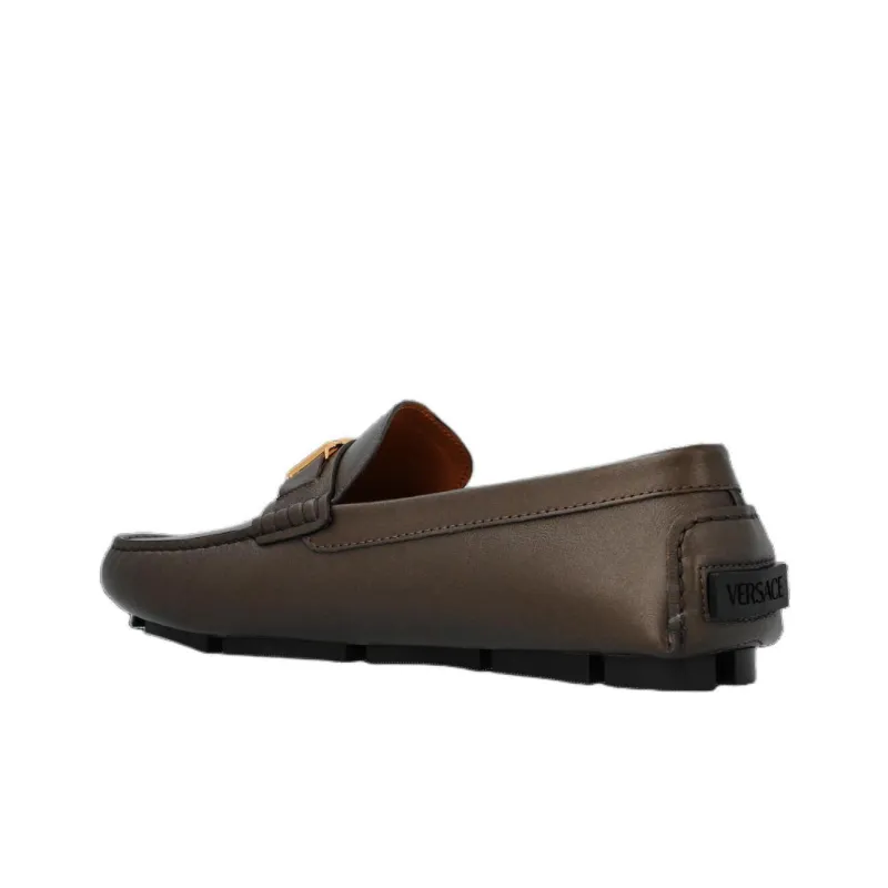 VERSACE Loafers Men Brown-3