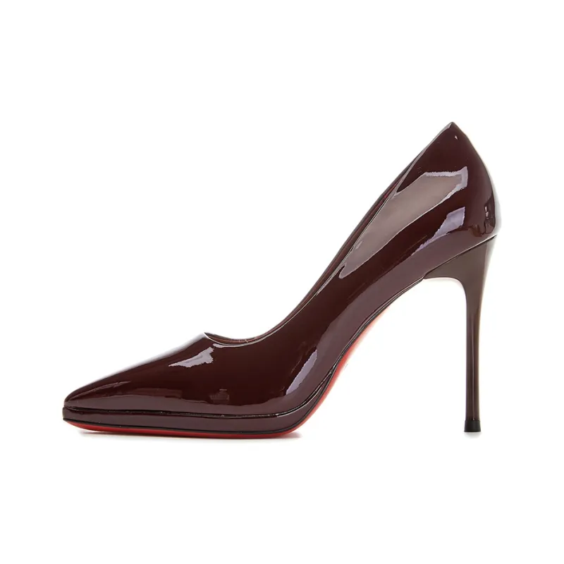 POOQ Slim Heel High Heels 10CM Women's-12