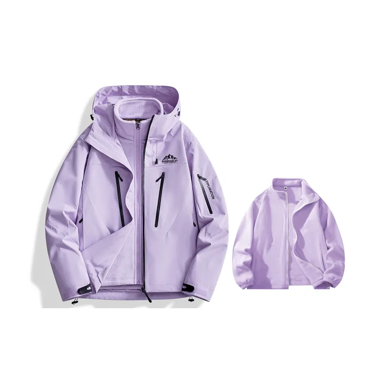 BOBBY ABLEY Water-Resistant Windproof Wear-Resistant Windbreaker Jacket Unisex Dragon Scales Yellow-25