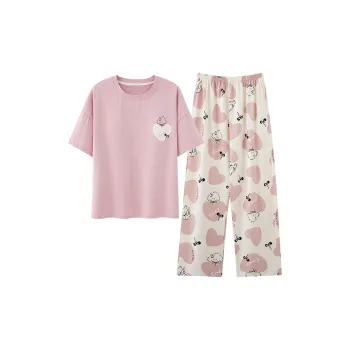 OUSHIBO Pajama Set Women's Pink