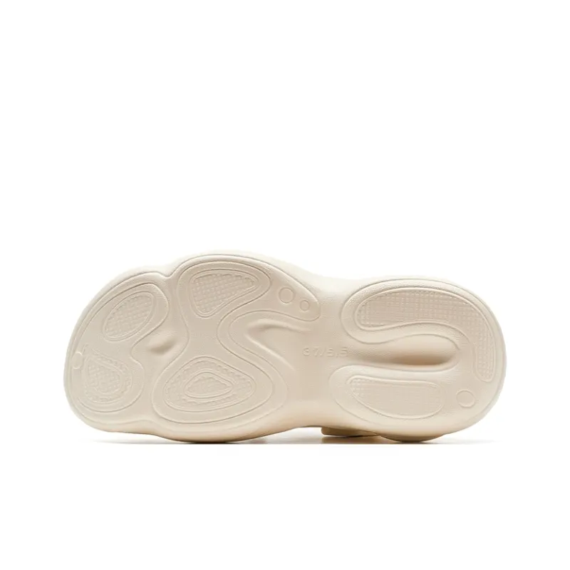 XTEP Succulent Collection Clogs Women's Beige-5