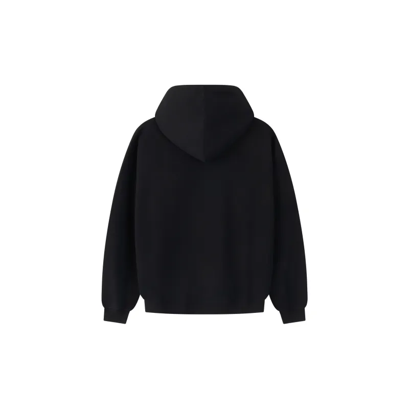 YINLEI Sweatshirts Unisex Black-1